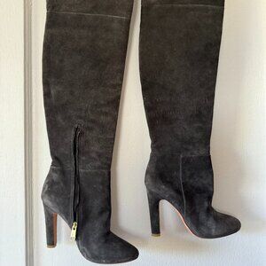 Over-the-knee Suede Boots